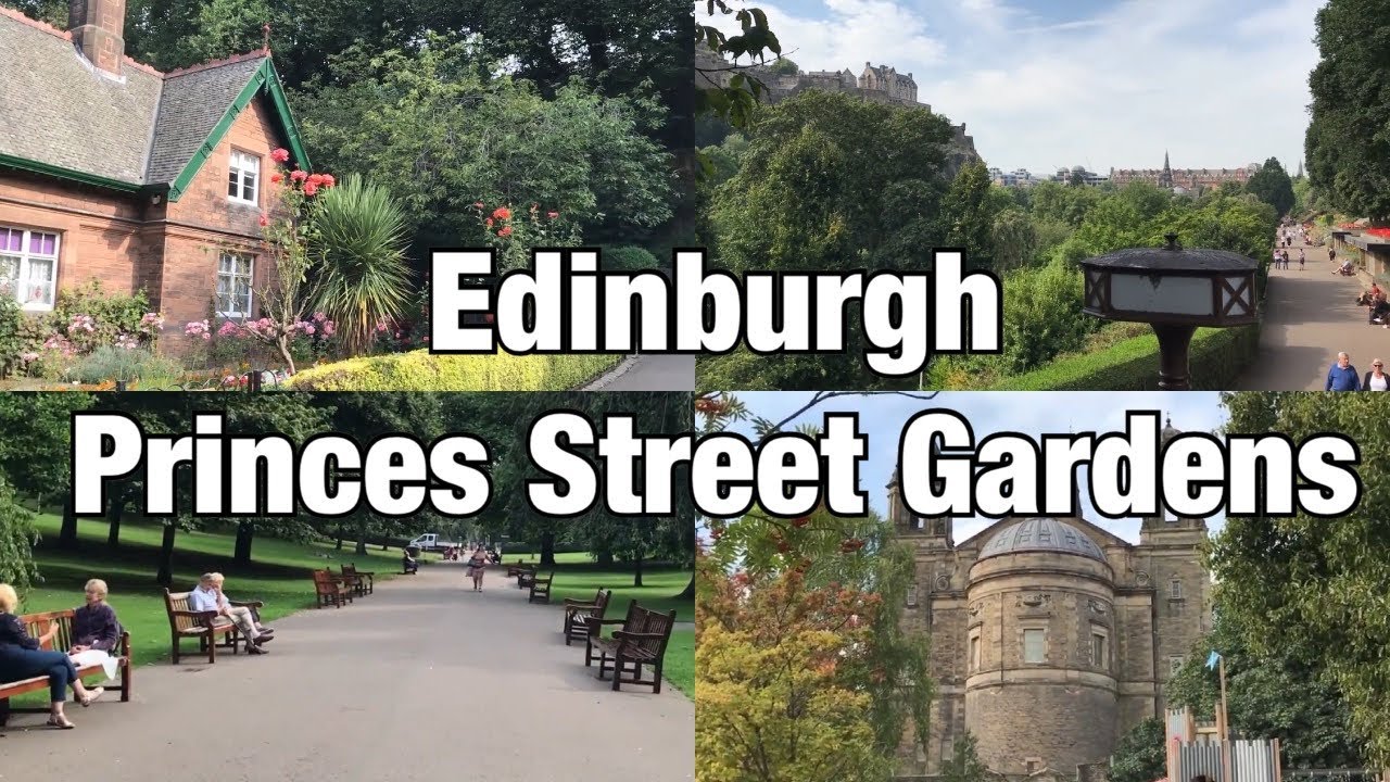 Edinburgh Princes Street Gardens Walking Tour #edinburgh #walkingtour #scotland