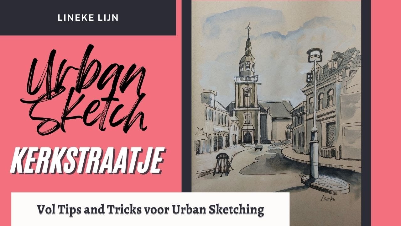 Perspectief tekenen Straat - Urban Sketch