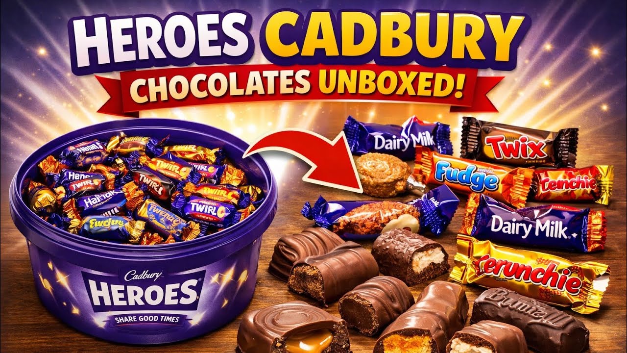 Cadbury Heroes Chocolate Unboxing 🍫 | What’s Inside the Heroes Tub?