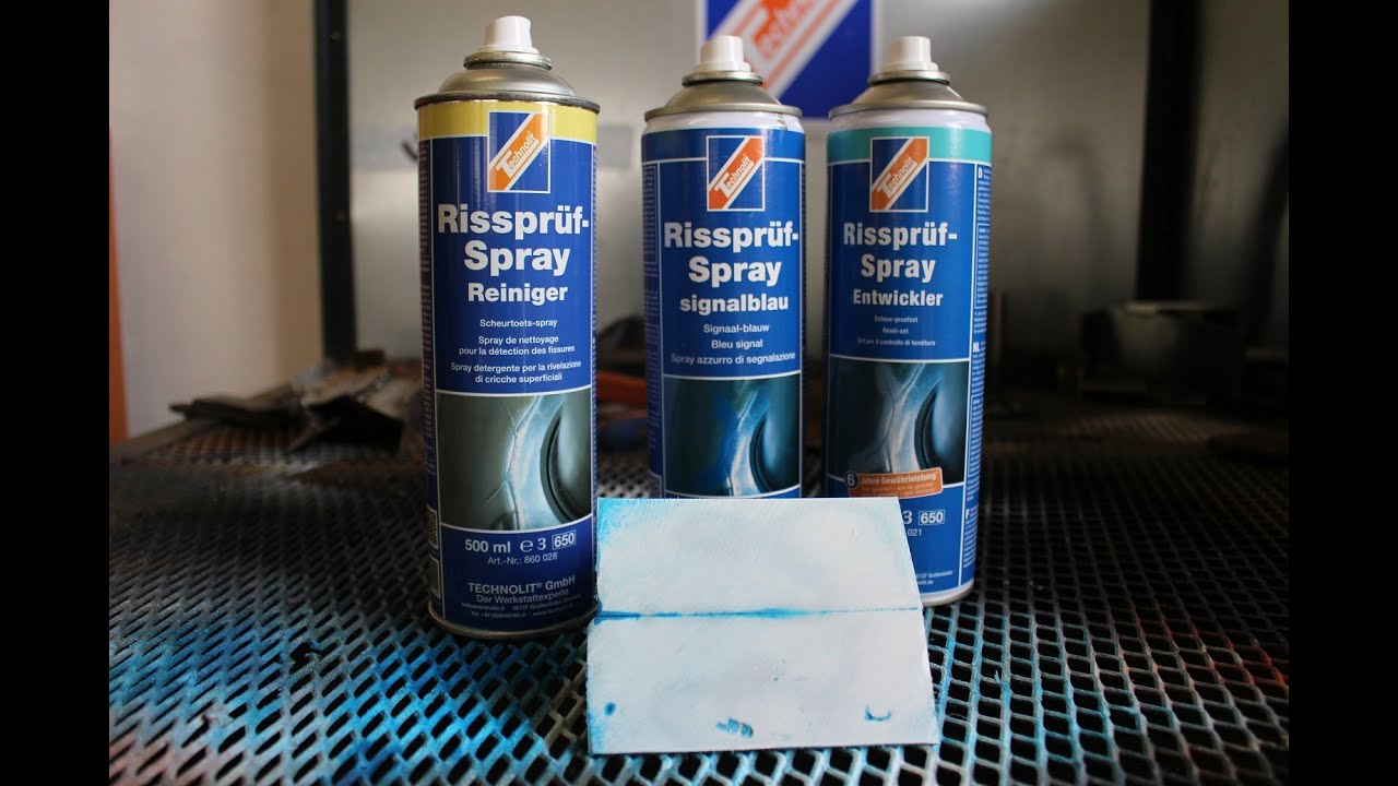 Detekce trhlin (Rissprüf-Spray satz)- TECH-LIT