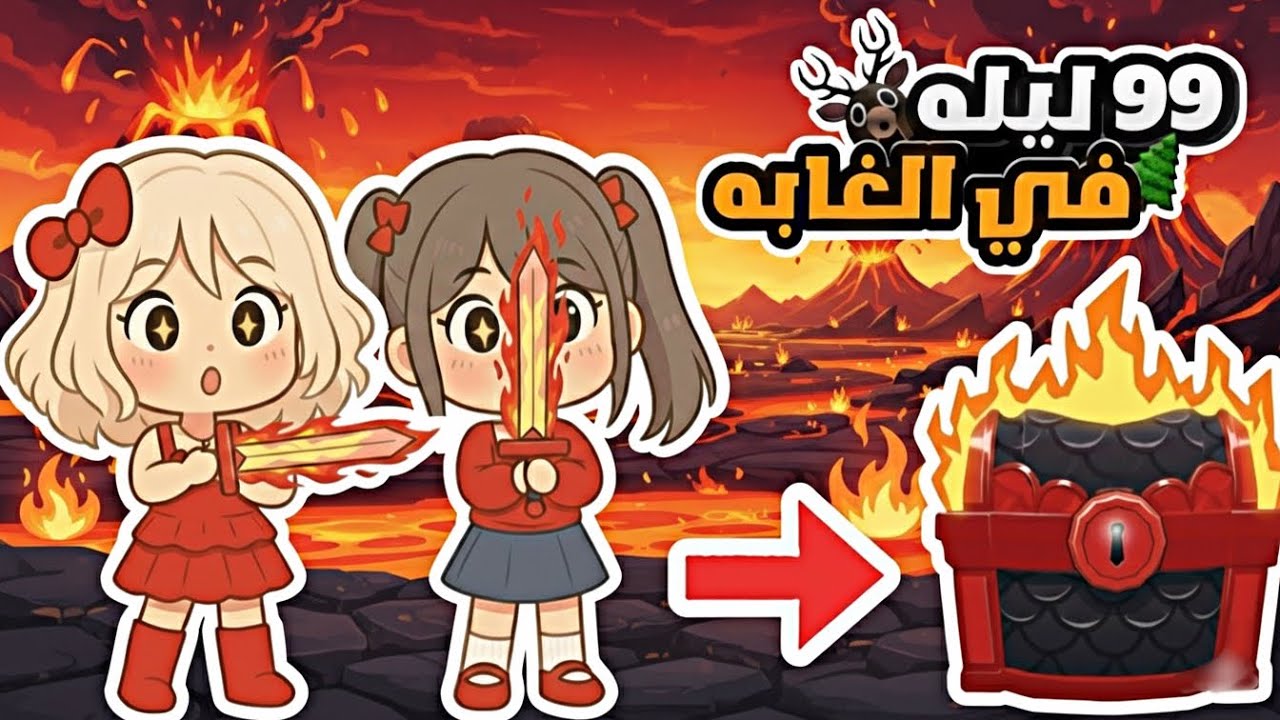 لعبنا مع المحترفين 🔥 السيف الناري 🗡️ وإنقاذ الطفل الثالث 👶 توزيع الجوائز 🔥٩٩ ليلة بالغابة