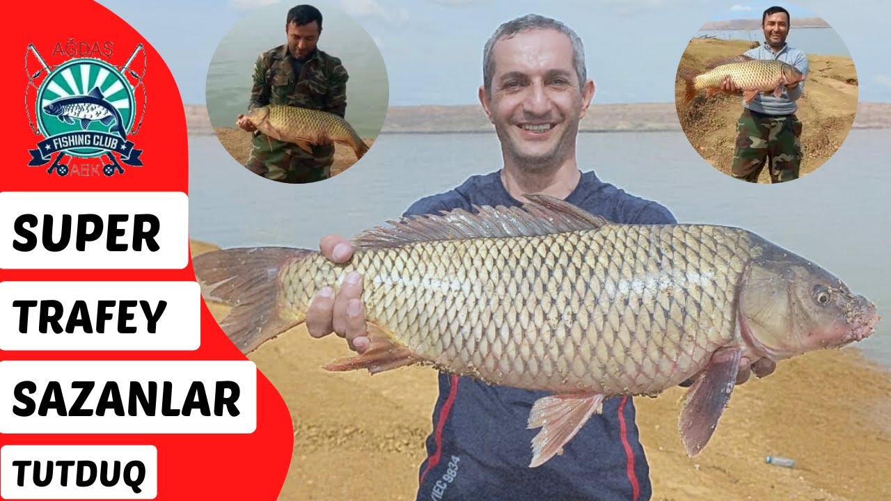 İki böyük SAZAN tutduq. Şəmkir su anbarı 2023