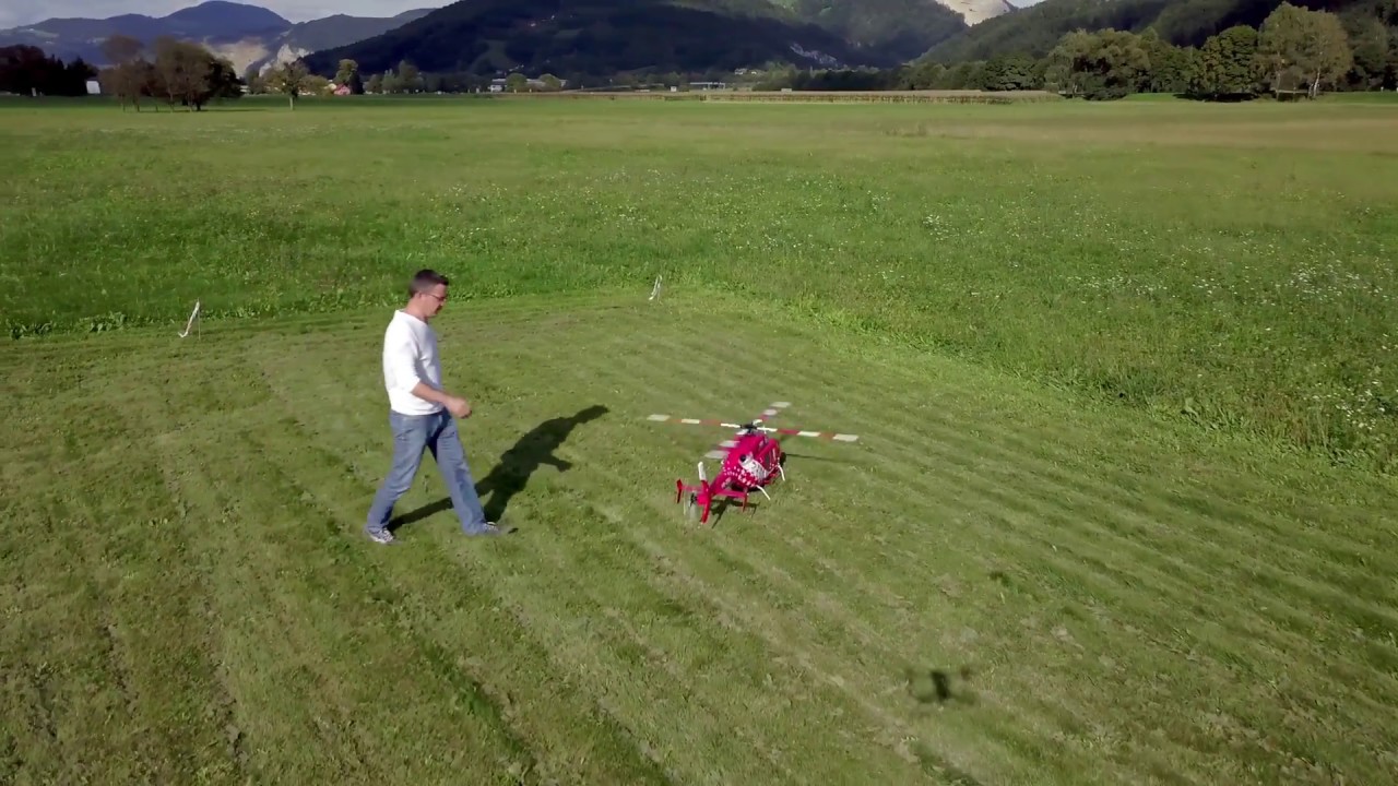 RC Bell 429 Air Zermatt - Rundflug