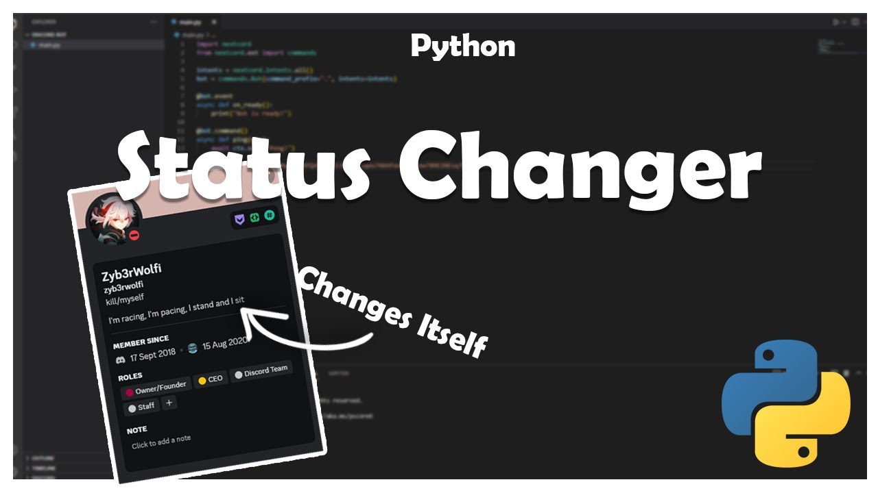 How to make your Discord status change ITSELF