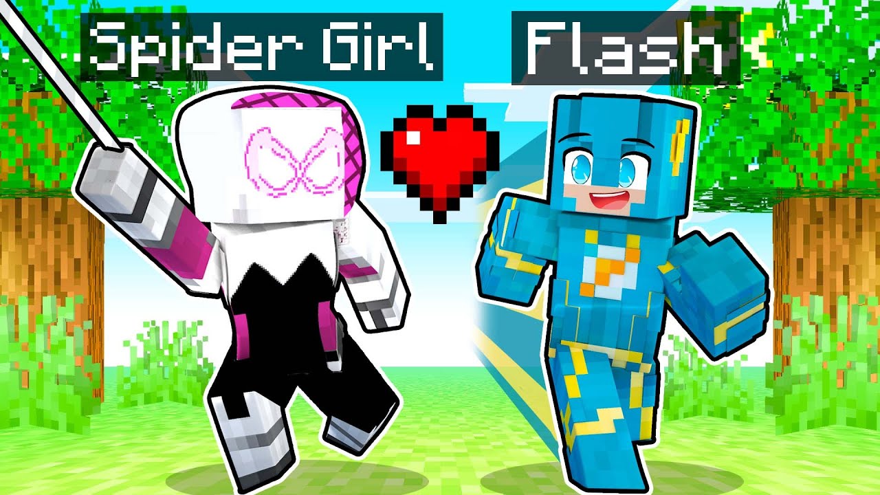 L'AMORE SEGRETO Tra SPIDERMAN E FLASH! - Minecraft ITA