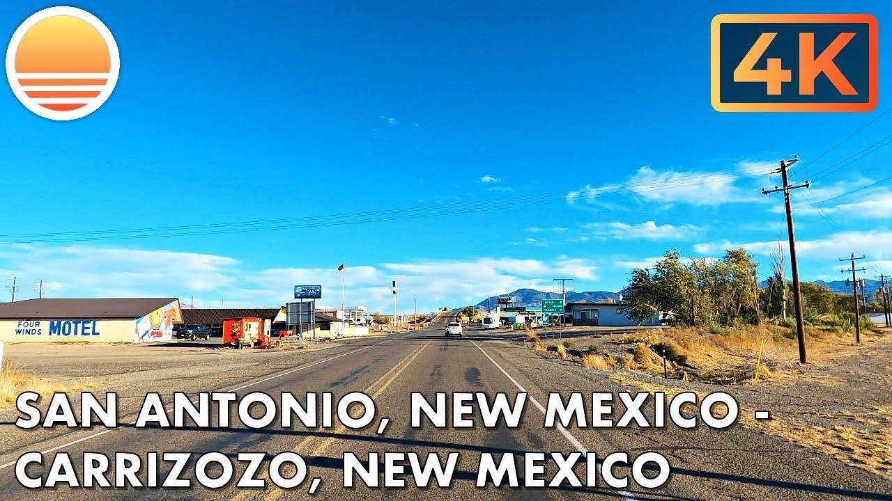 San Antonio, New Mexico to Carrizozo, New Mexico!  Drive with me!