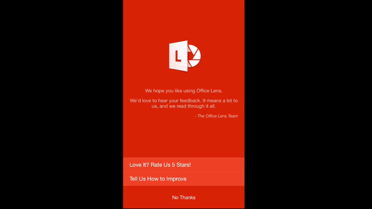 OfficeLens App : A quick review and guide to use