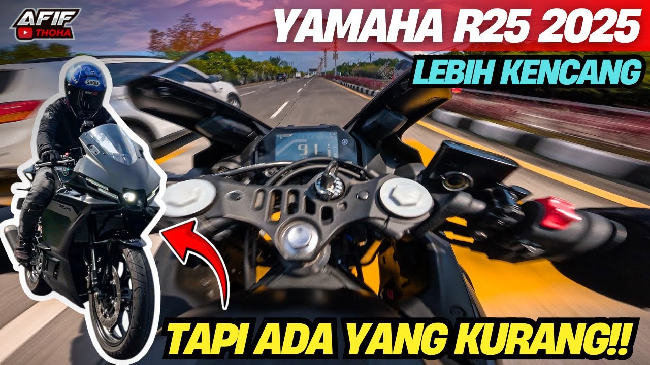 TEST RIDE YAMAHA R25 2025 LEBIH ENAK DAN KENCANG TAPI MASIH ADA YANG KURANG🔥 #yamahar25