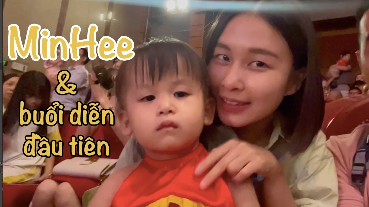 MinHee v&agrave; buổi biểu diễn đầu ti&ecirc;n | Em b&eacute; n&oacute;i tiếng Anh MinHee | growwithminhee