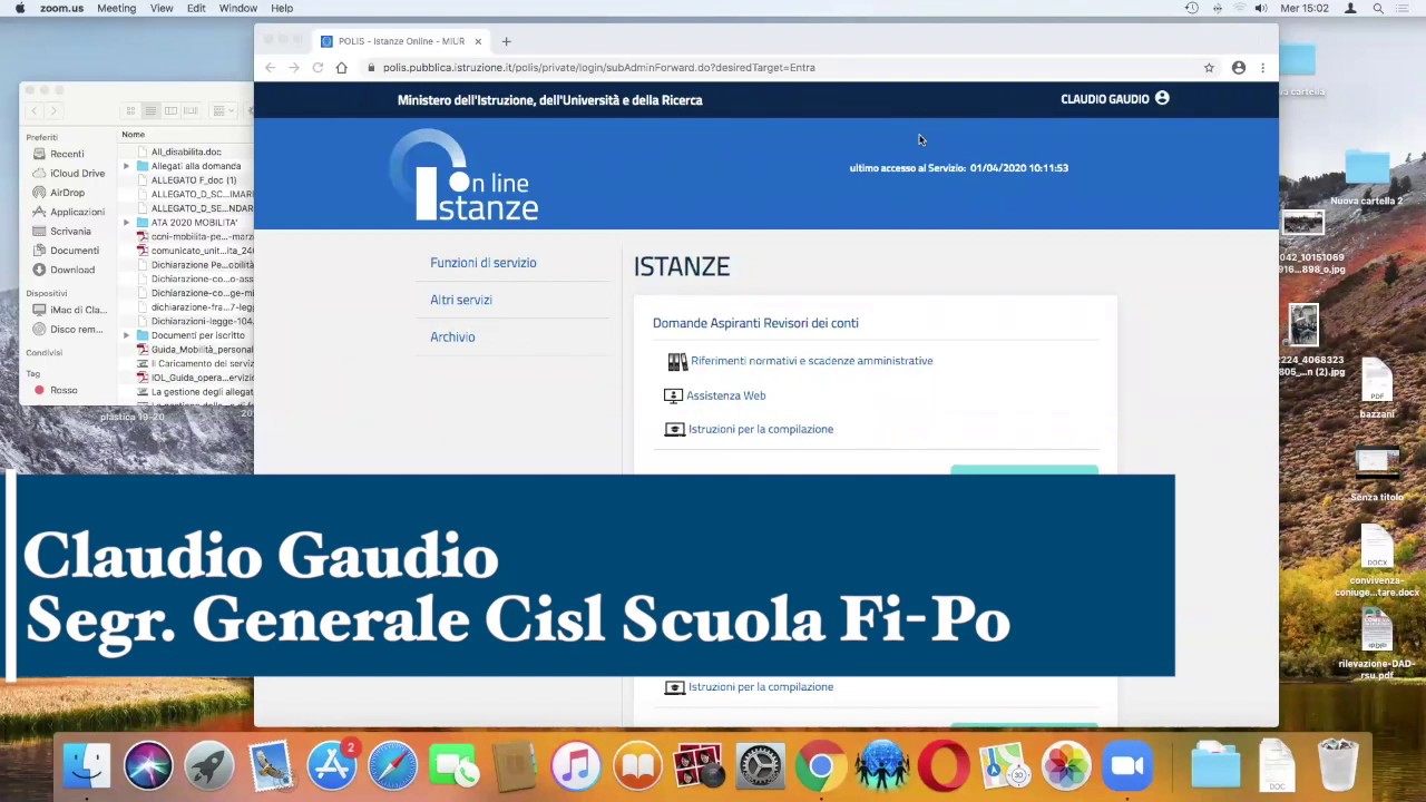 Tutorial per domanda di trasferimento del personale ATA