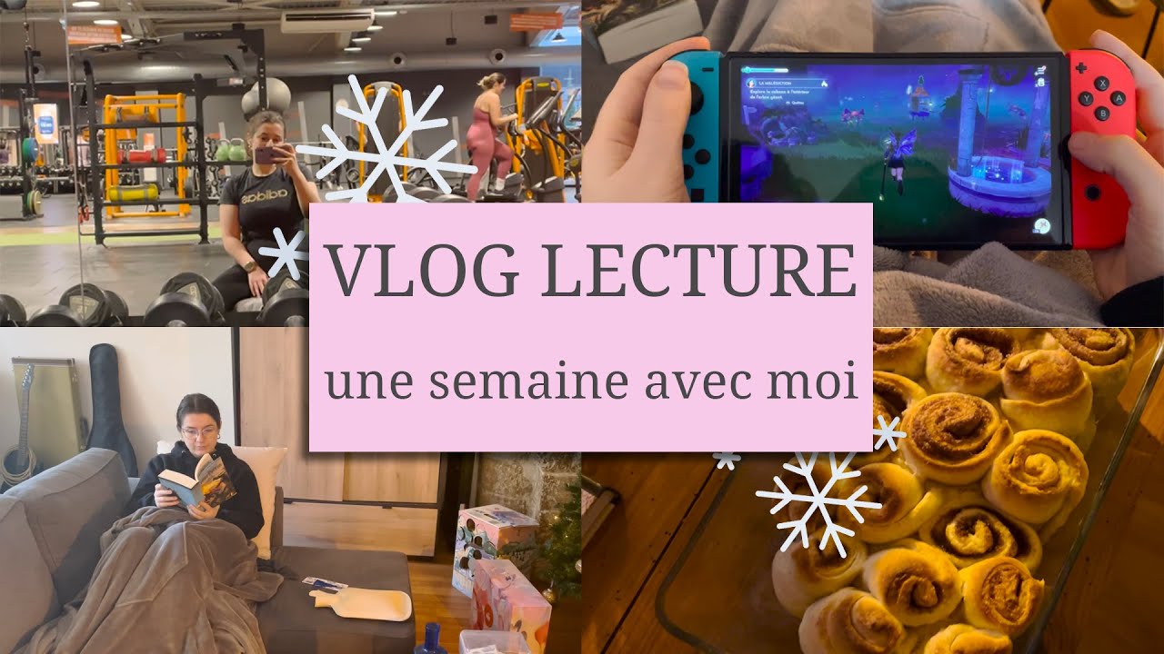 VLOG lecture | Une semaine avec moi en décembre