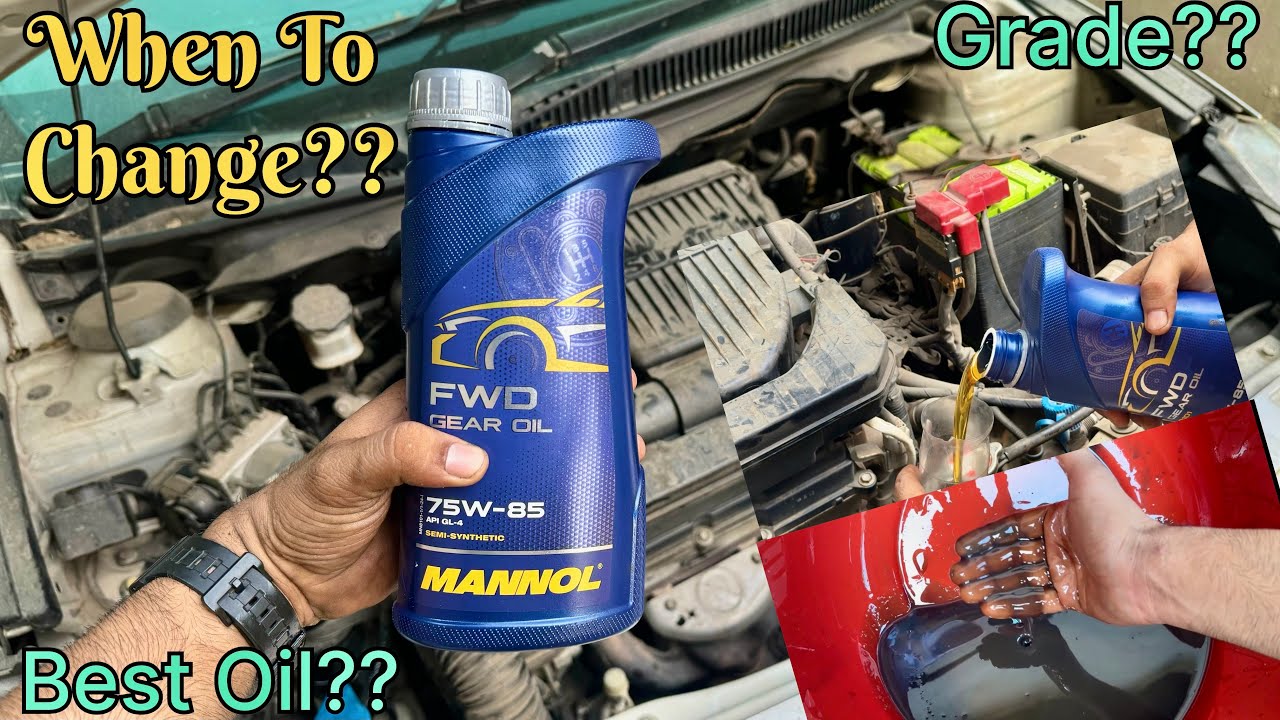 Car Gear Oil Change Interval || How to Change || Best Oil Grade || When to Change Transmission fluid
