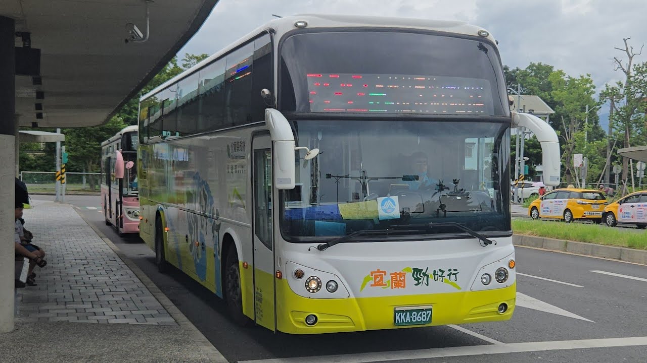 2025年08月03日 葛瑪蘭客運 722路線公車 KKA-8687 往宜蘭轉運站 羅東轉運站~宜蘭火車站(前站)