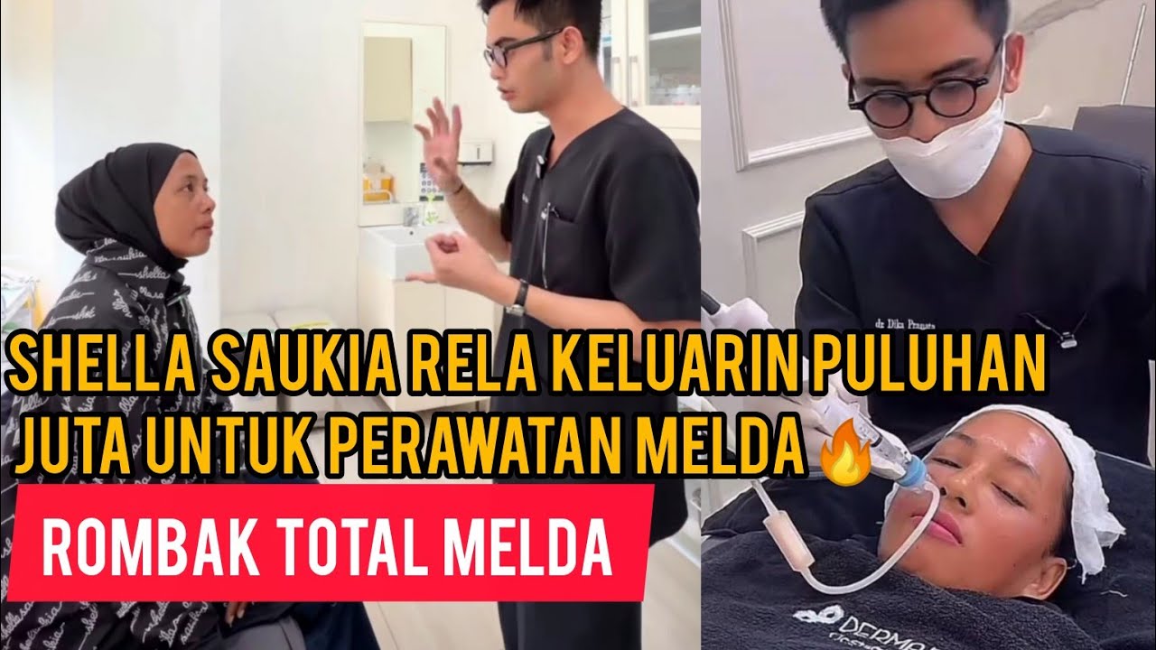 WOW MELDA SAFITRI PERAWATAN PULUHAN JUTA  OTW GLOWING DI TANGAN SHELLA SAUKIA. 