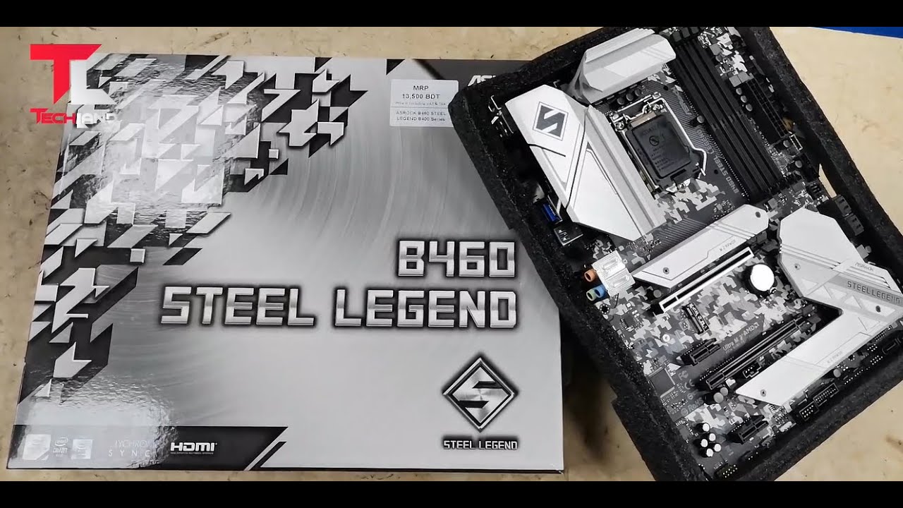 Asrock B460 Steel Legend Supports 10th Gen Intel Processors Socket 1200 | Tech Land