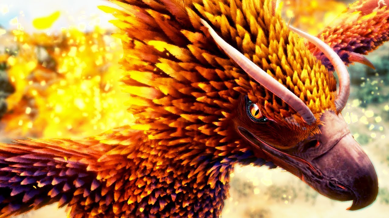 ARK Survival Evolved - PHOENIX NAPALM ATTACK, HOW TO TAME & WHAT IT EATS, PHOENIX UPDATE - Gameplay