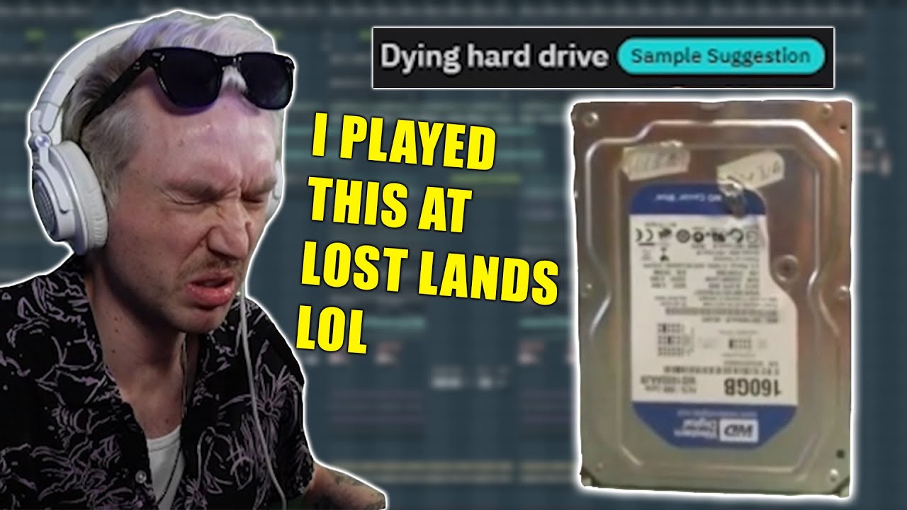I Made An EDM Banger Out Of A Failing Hard Drive