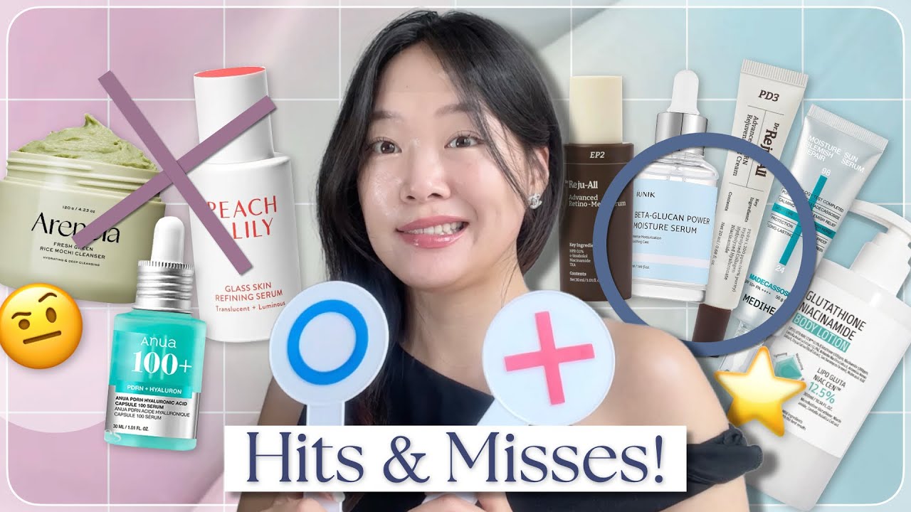 🔥K-Beauty HITS & MISSES - What Actually Works vs. What's Just Hype!🤔