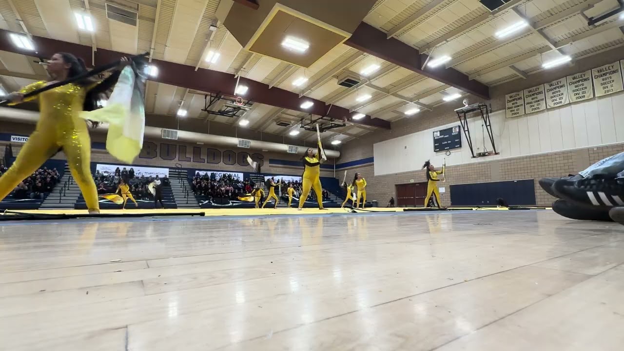 WGI Bakersfield 03-15-25 Downey High School Color Guard
