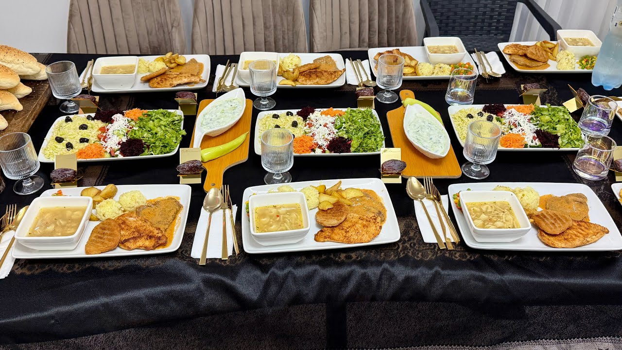 Meny Ramazani për 10 Persona si në Restaurant 👌🥰
