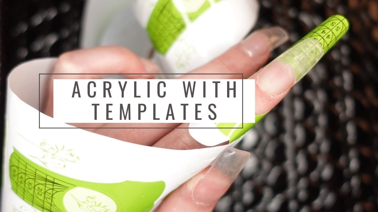HOW TO!? | Acryl nagels met sjabloon| Acrylic nails with template