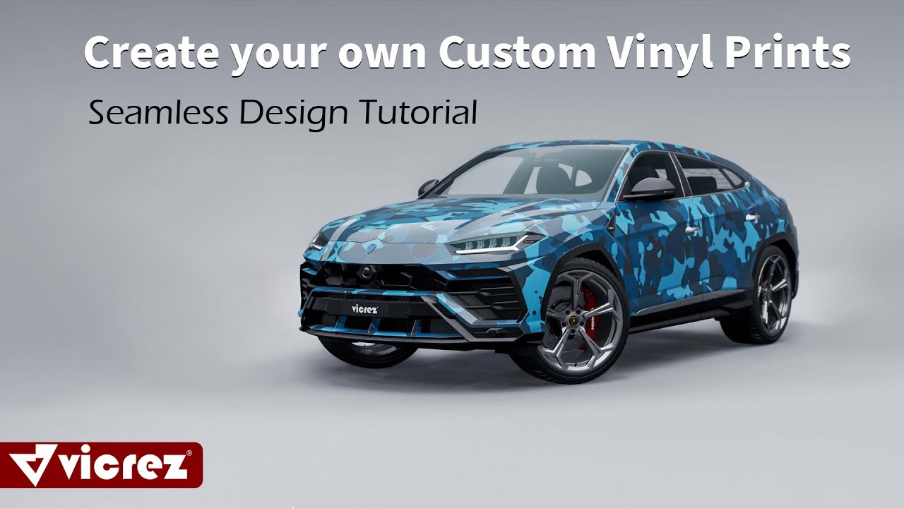 Custom Print Your Design Graphic to Fit any Car/Truck/Vehicle (Seamless)