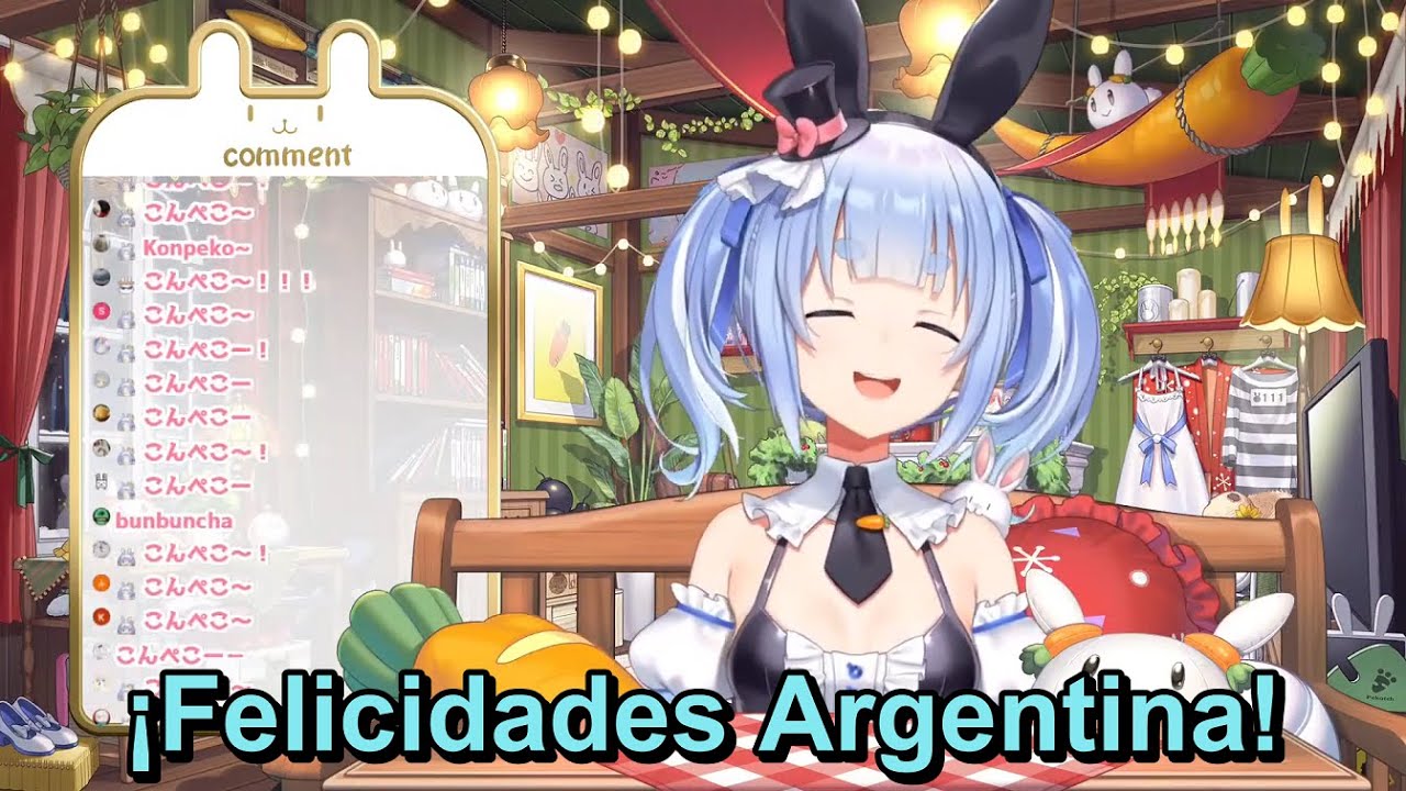 Pekora habla sobre Argentina vs Francia