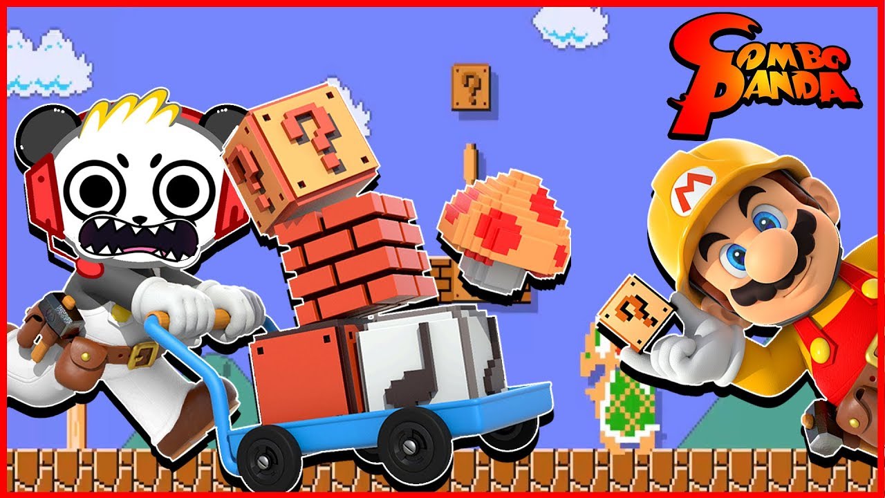 Super Mario Maker Too Many Turtles! Let's Play with Combo Panda