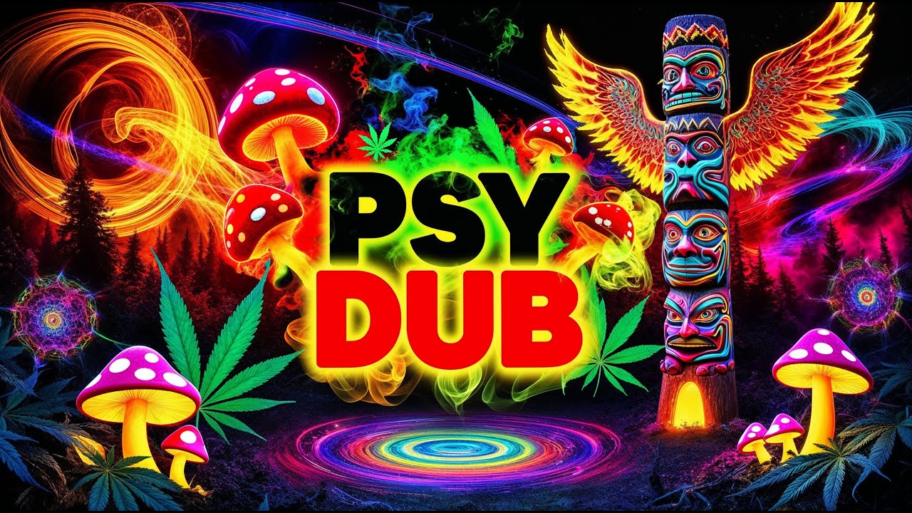 Psy Dub Reggae Mix | Trippy Visuals 🌌 Hypnotic Dub Journey [4K Psychedelic Experience]