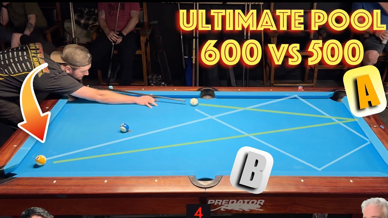 Our BEST PLAYER plays Ultimate Pool Amateur 10-BALL Match 600 vs 500