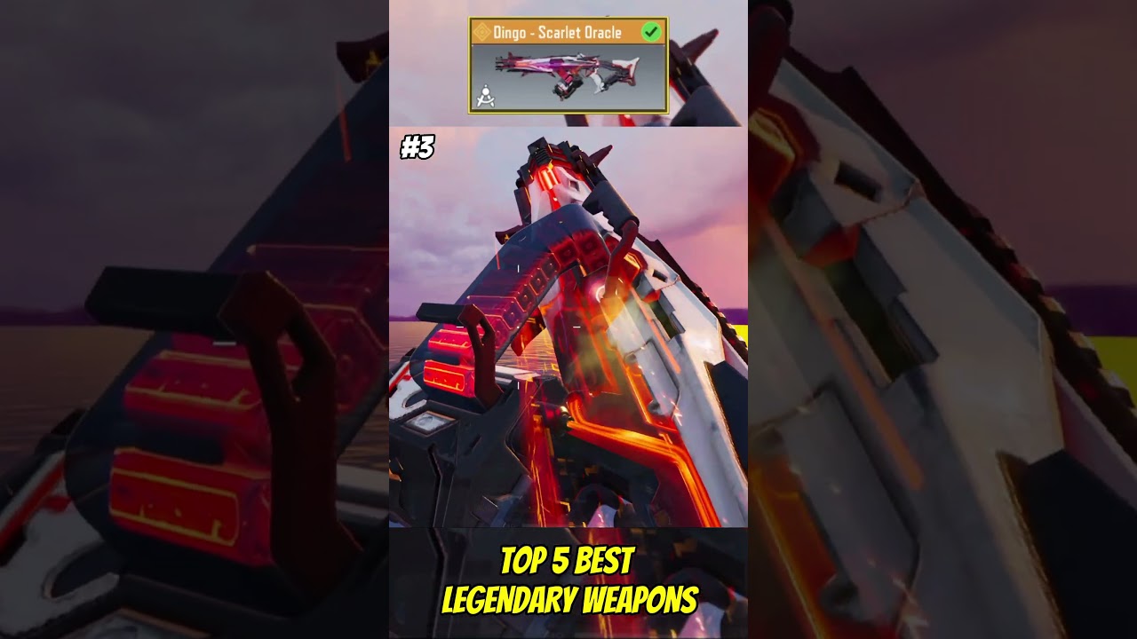 Top 5 best Legendary weapons in CODM