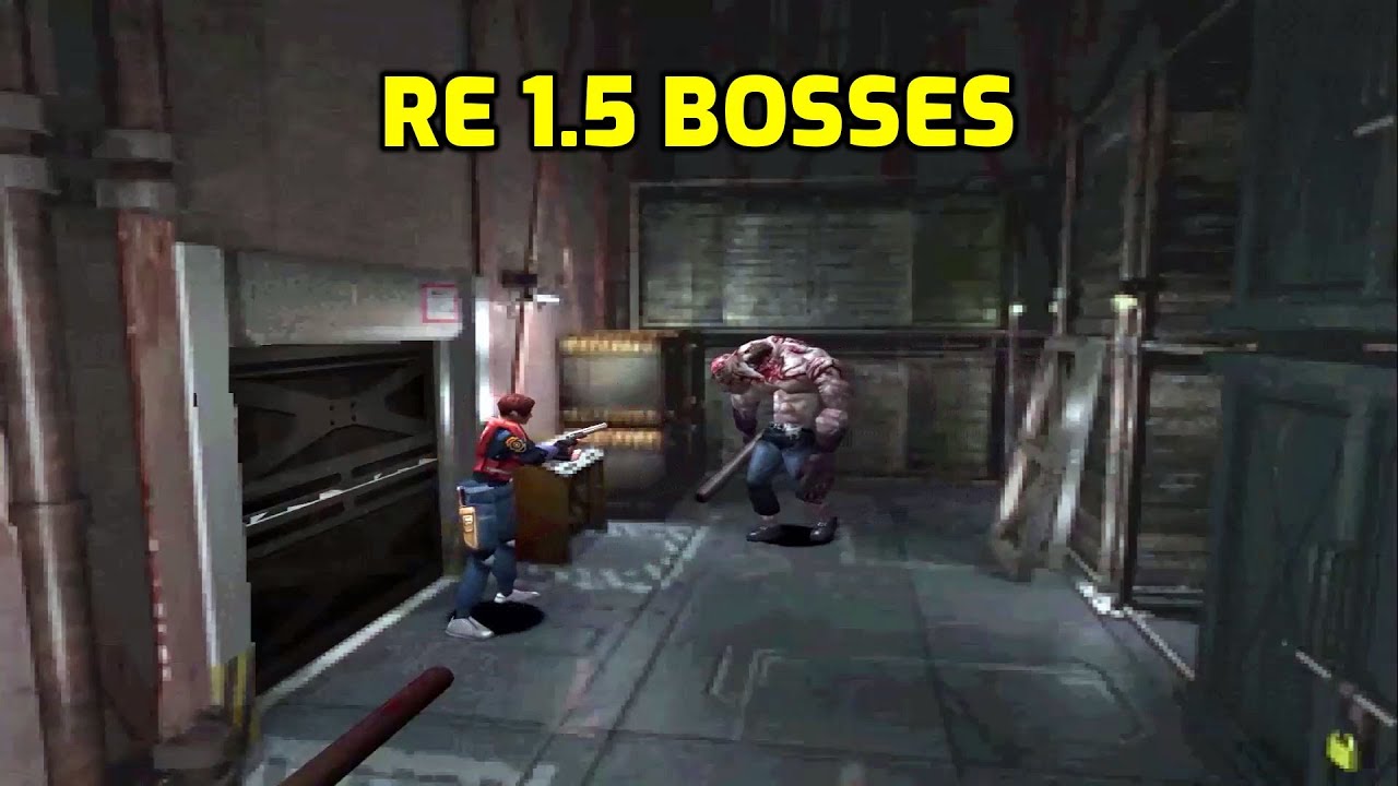 Resident Evil 1.5 (PlayStation) - All Bosses and Ending