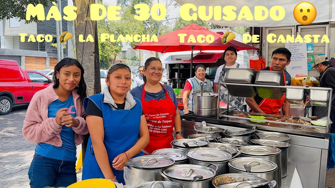 Màs De 30 Guisado😱En Mexico City🇲🇽#mexico #food #travel #streetfood #comida #mexicanfood #cdmx 