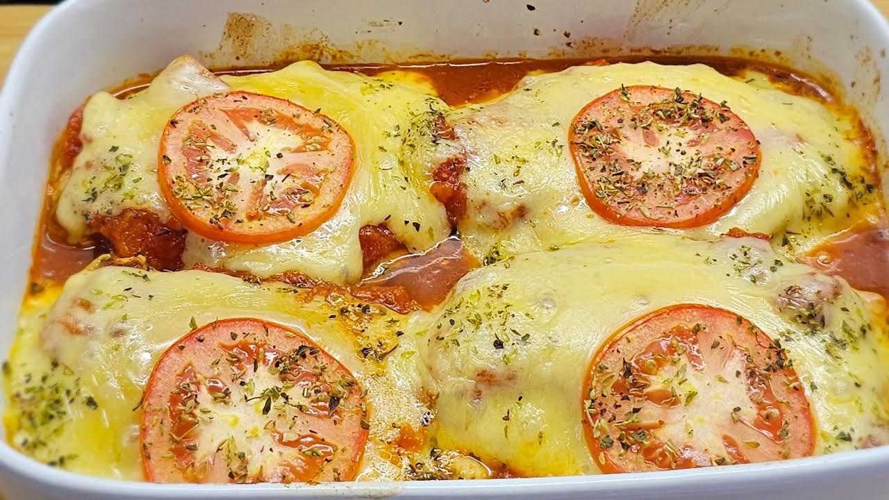 COMO FAZER  FILÉ DE FRANGO  À PIZZAIOLO