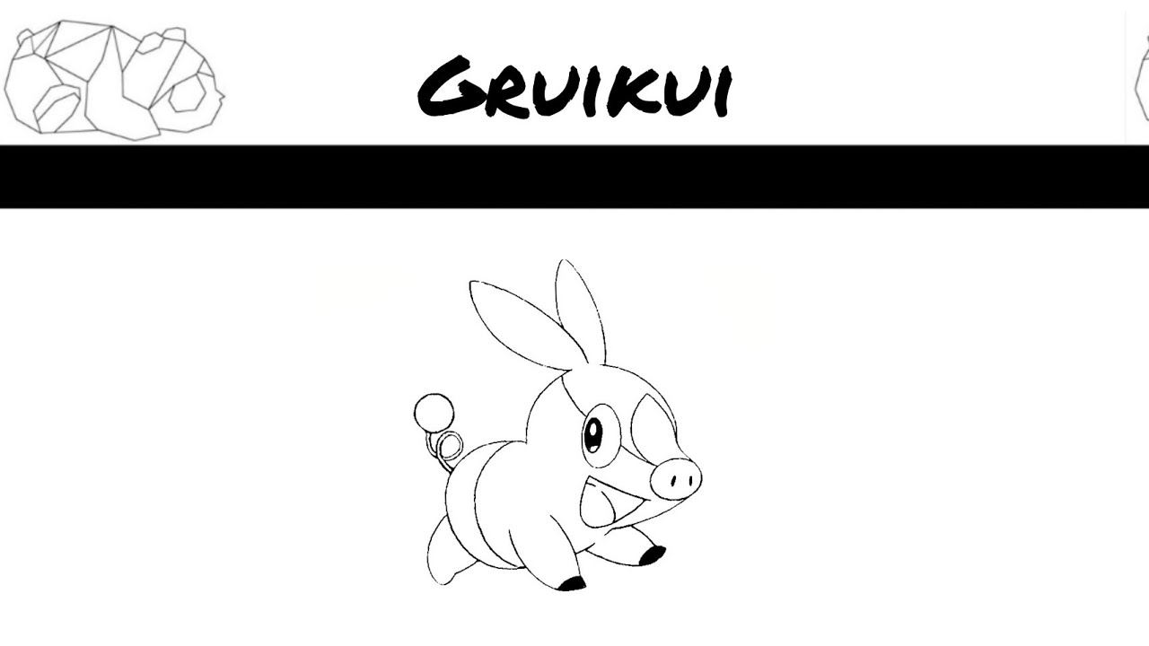 Comment dessiner gruikui !!