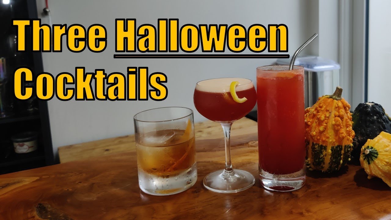 Three Halloween Cocktails