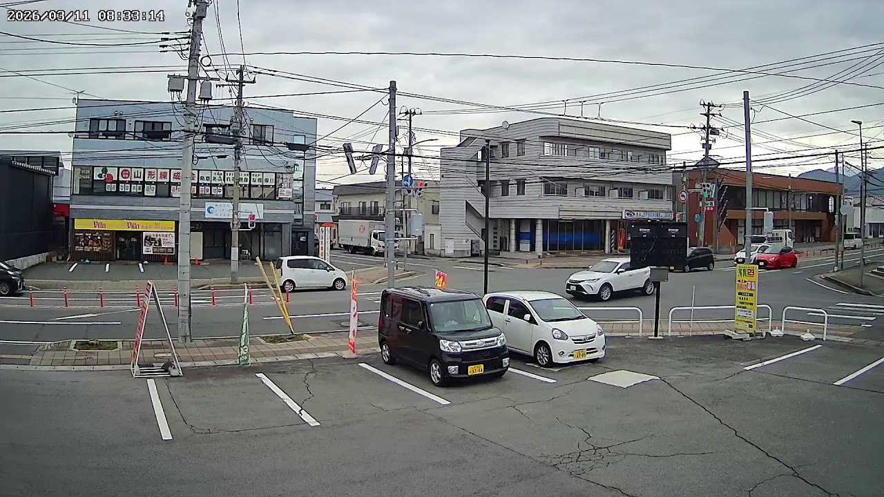 山形県山形市城西町交差点ライブカメラ Yamagata Yamagatashi Live camera.world.cam