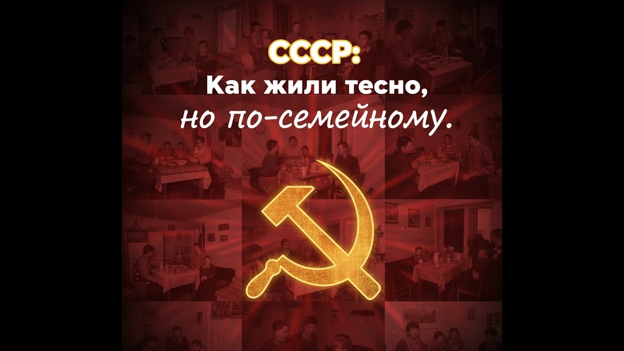 СССР: Как жили в “хрущёвках” тесно, но по семейному