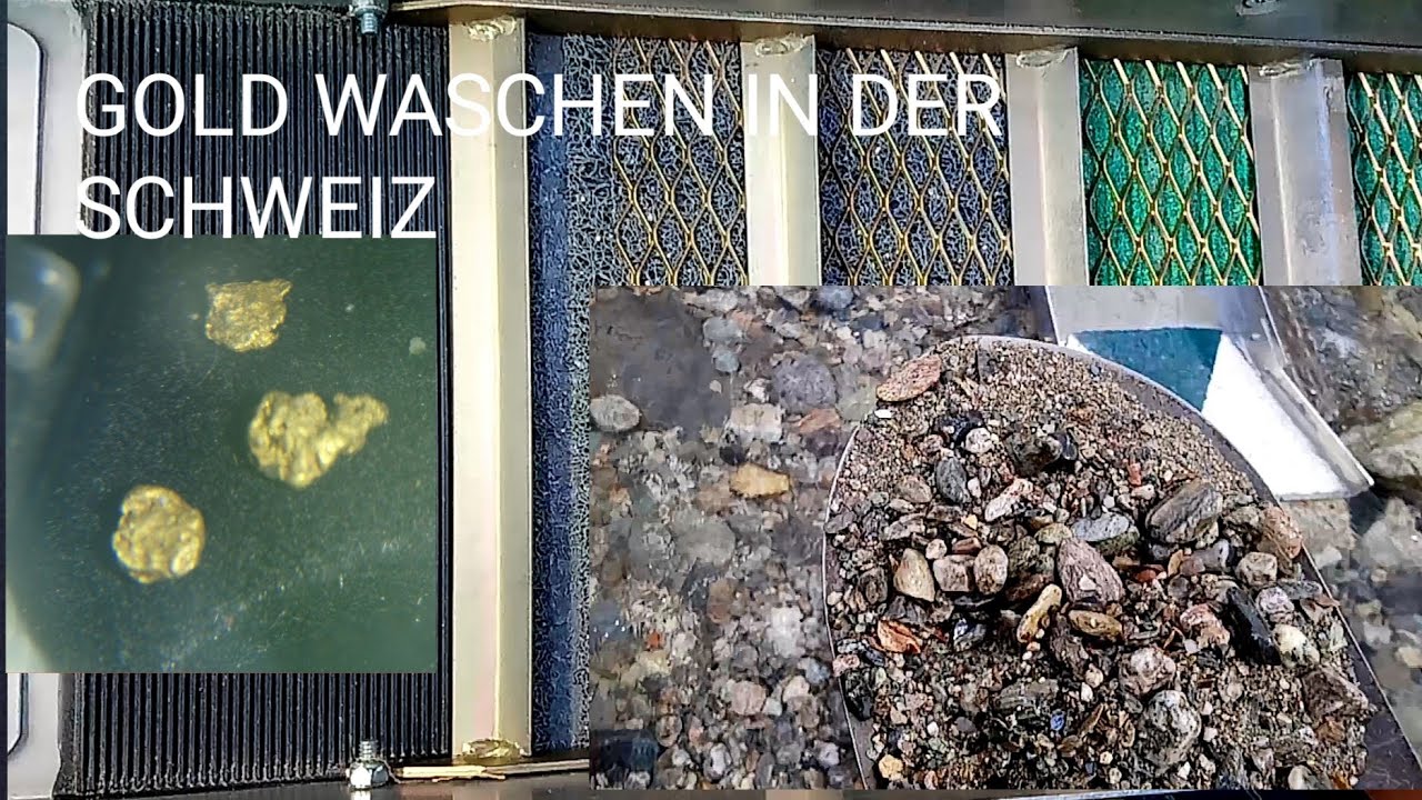 Goldwaschen in der Schweiz | Prototyp Waschrinne II XL | Full HD 2019