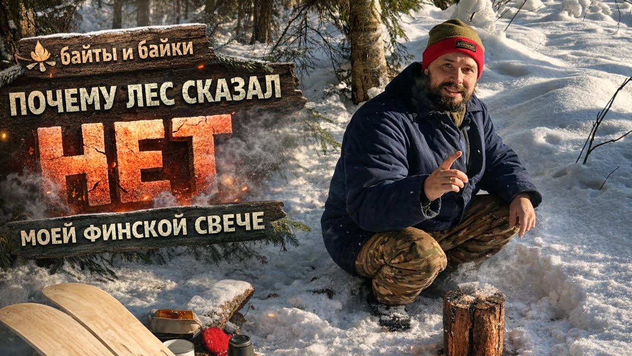Почему лес сказал «нет» моей финской свече. Работа над ошибками.