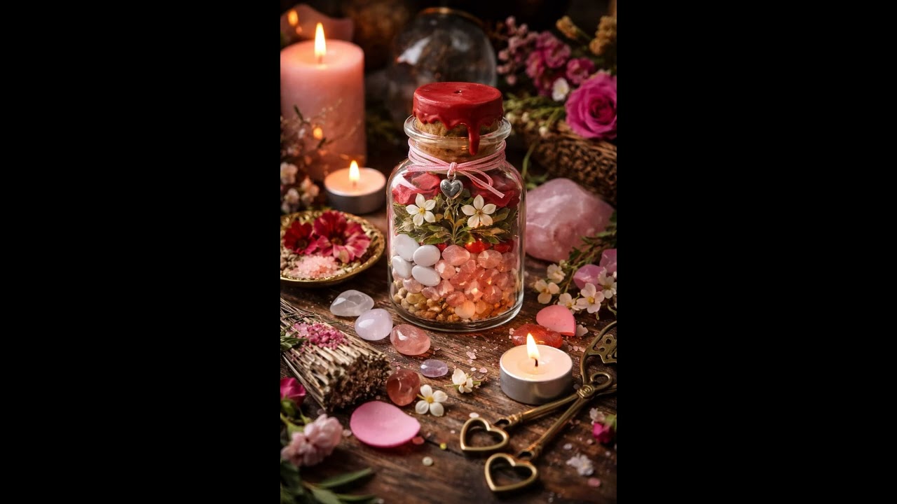 ✨ Совет ведьмы🌹 Ритуал с бутылочкой для заклинания родственной души ✨ Банка для привлечения любви...