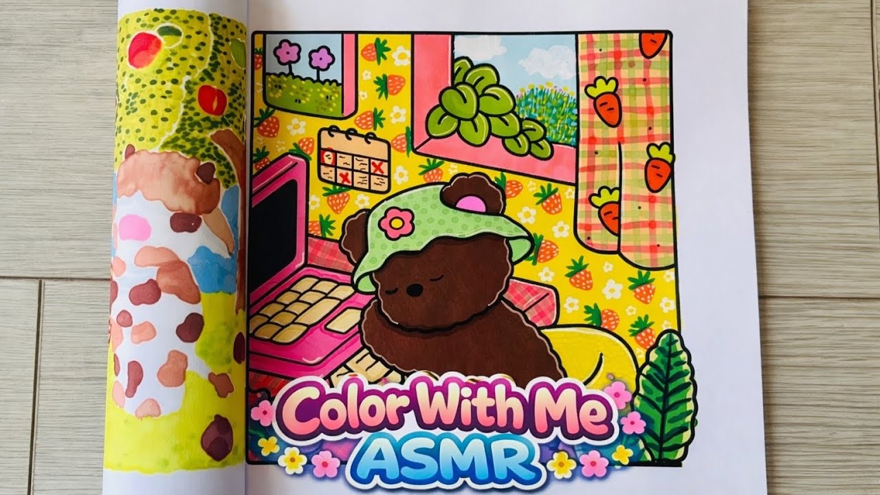 Color With Me ASMR | Little Friends