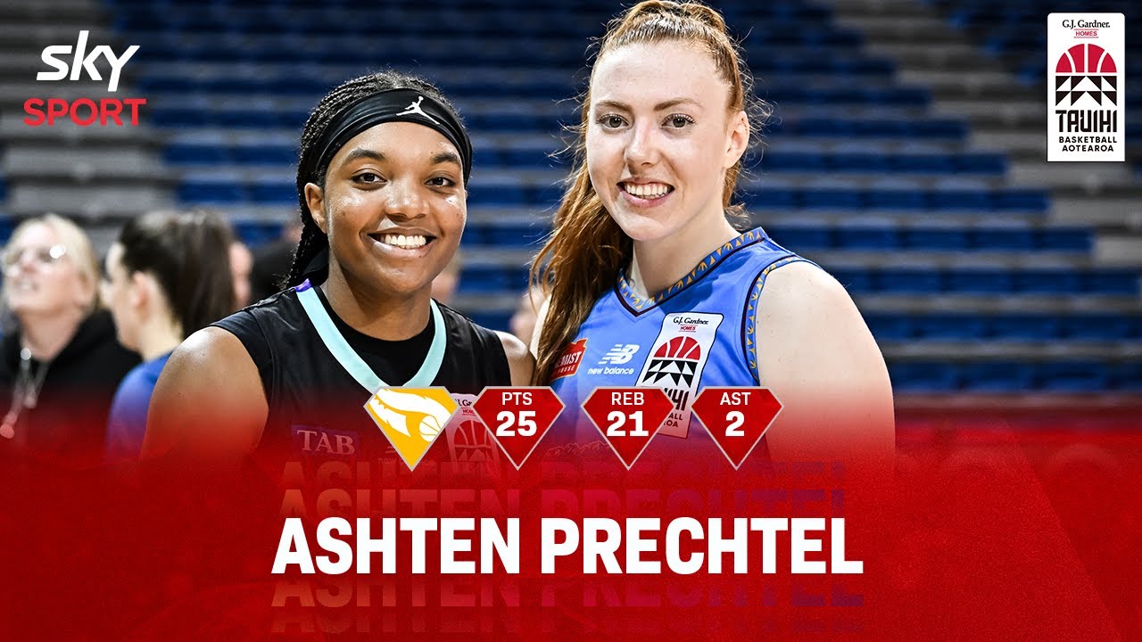 Ashten Prechtel CRAZY 25 PTS, 21 REB vs. Tokomanawa Queens