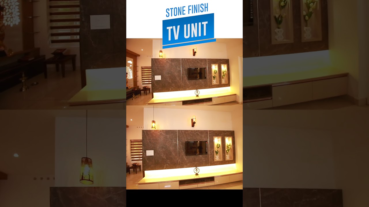 MODERN TV UNIT 😎 #shortsinterior #youtubeshorts #home2home