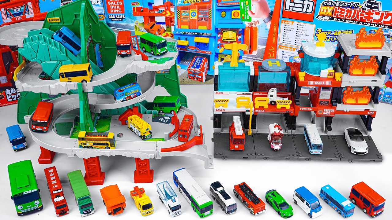 トミカ ワーキングカー！動く楽しさを体験！Tomica Transformable Fire Truck ASMR Satisfying with Unboxing | Review Toys