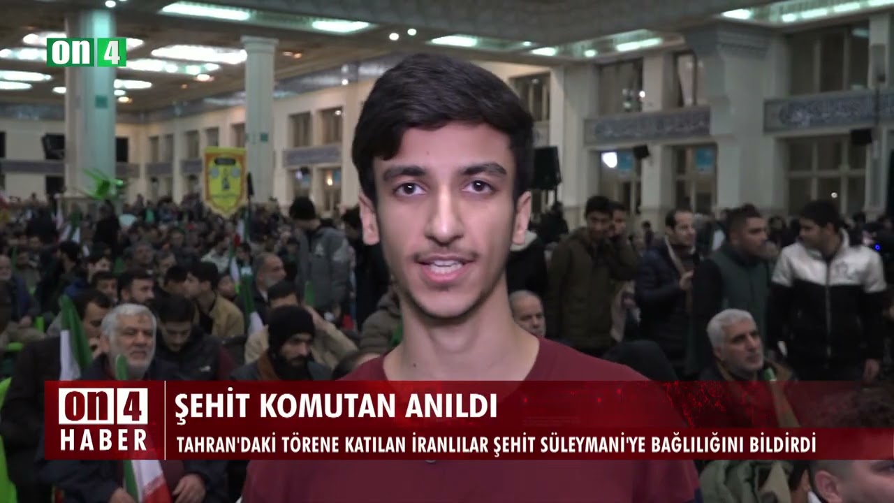 TAHRAN'DA ŞEHİT KASIM S&Uuml;LEYMANİ İ&Ccedil;İN ANMA T&Ouml;RENİ D&Uuml;ZENLENDİ