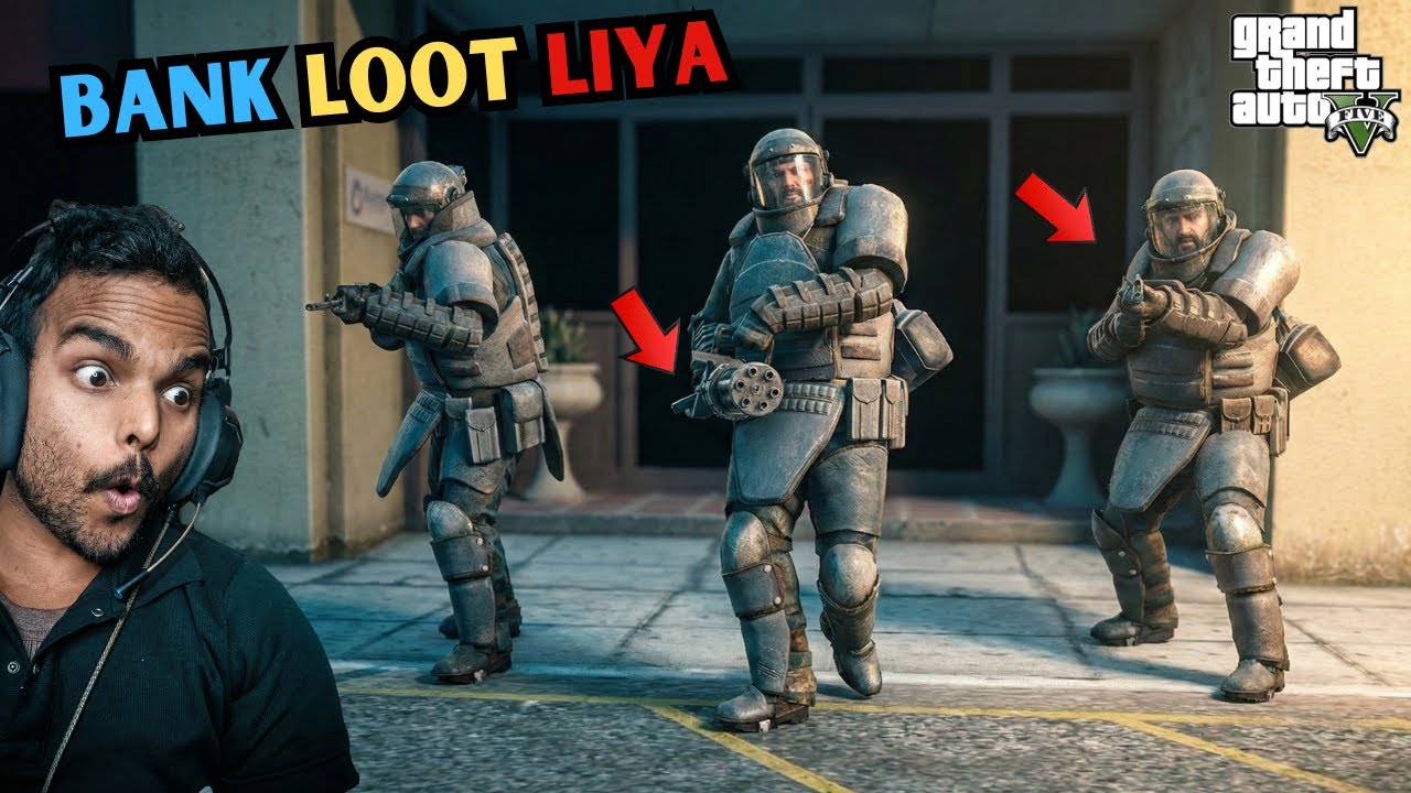 Bank Loot Karke Bhage! 😈 GTA 5 Heist Mission Hindi Gameplay