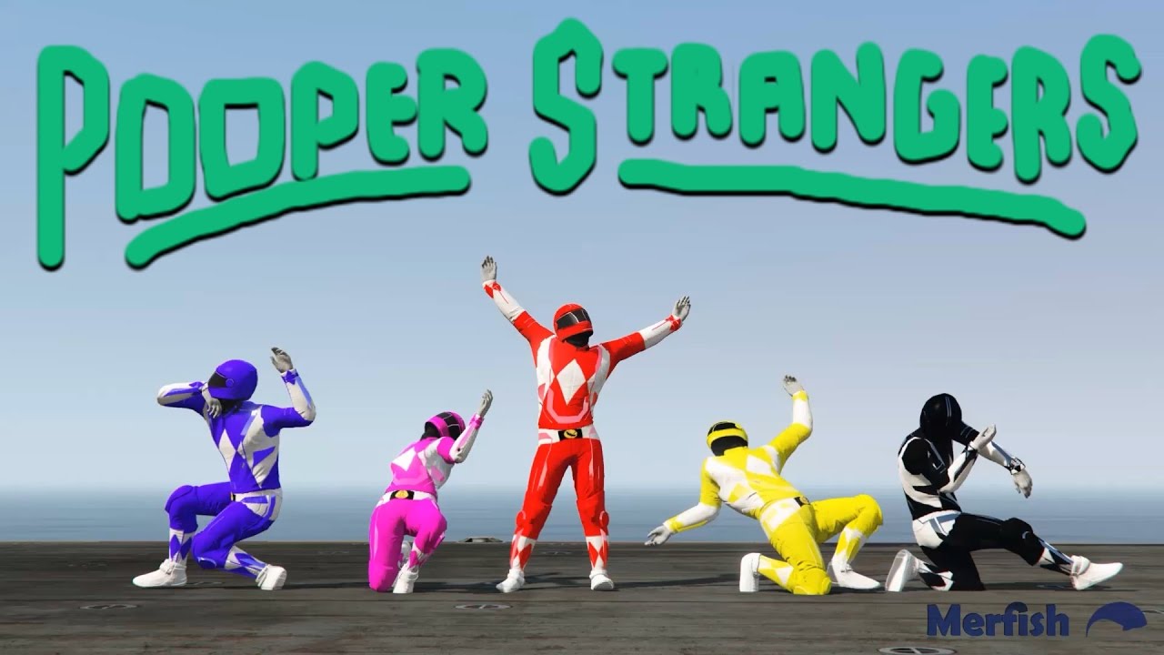 Power Rangers recreated in GTA V