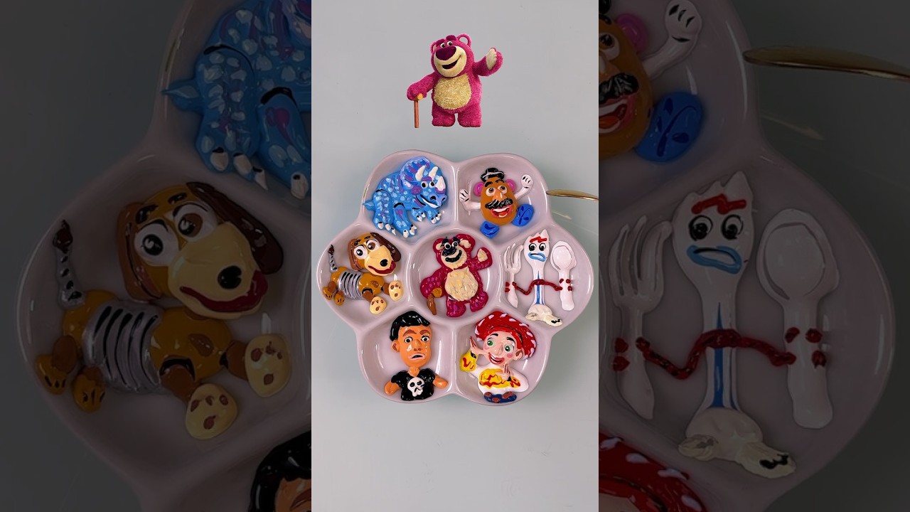 🌈Toy Story 5#colors（part 20)| Color Mixing | ASMR #toystory #jessie #buzzlightyear#art#satisfying