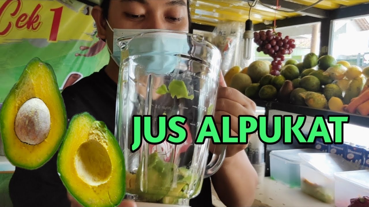 CARA MEMBUAT JUS ALPUKAT UNTUK DI JUAL...